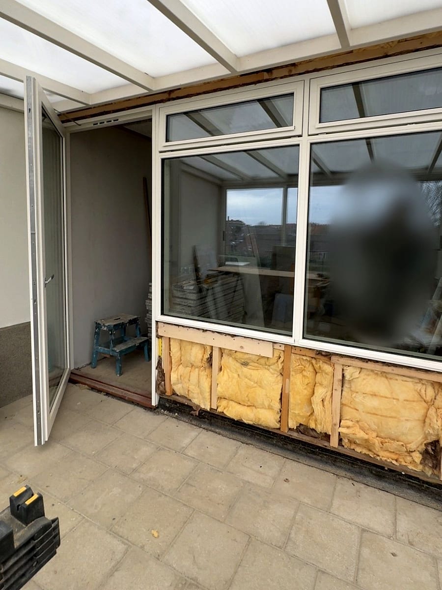 After: new windows and a new door fitted